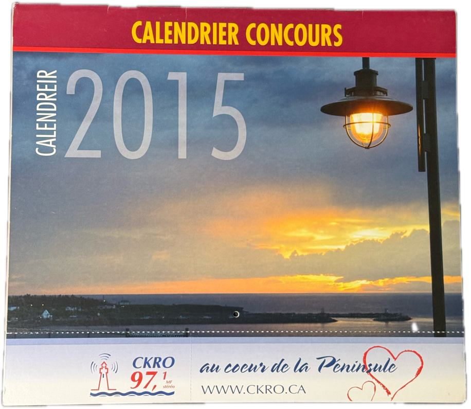 Calendrier CKRO 2015